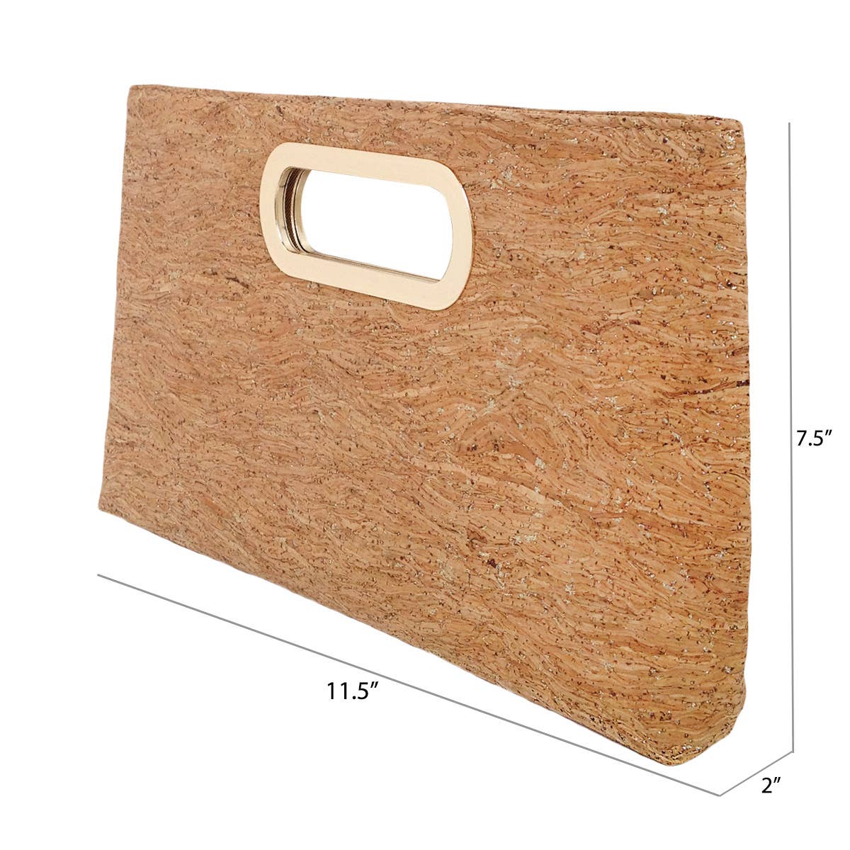 JNBFASHION.COM - Wholesale Clutch Bag - Women's - Cork Top Handle Clutch…1