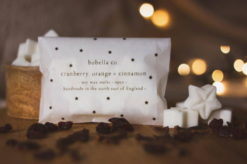 Bobella Co. - Vente Fondants - Fondants de cire de Noël aux canneberges, orange et cannelle2