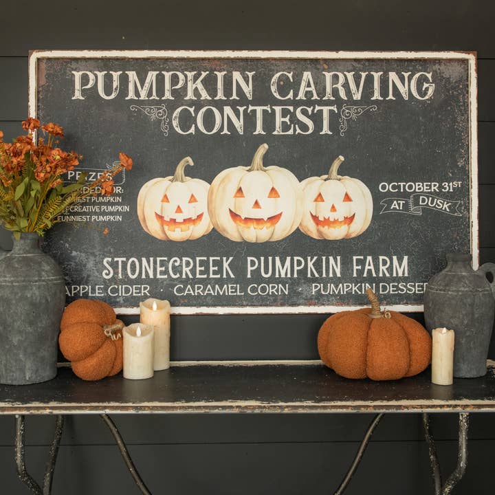 Ragon House - Wholesale Sign - 48" PUMPKIN CARVING CONTEST SIGN