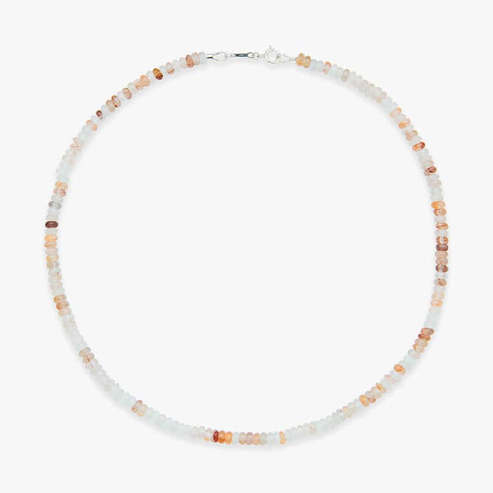 Gouden uur ketting zilver for wholesale by Koi Atelier