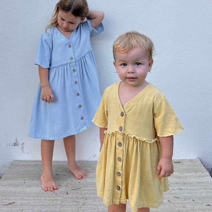 Ocean babe dress - kids for wholesale by Barefoot & Salty