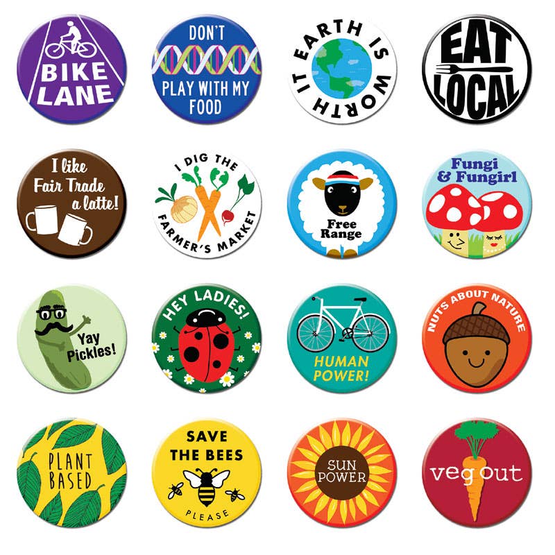 Incognito – wholesale Nål och knapp för kavajslag – Grön scen låda med märken1