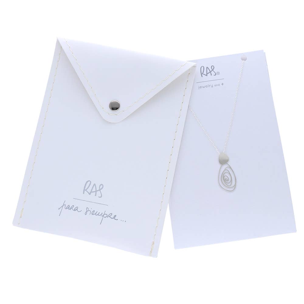 RAS - Vendita all'ingrosso Collana con ciondolo/pendaglio - Ciondolo Corto Moon Love Placcato Argento1