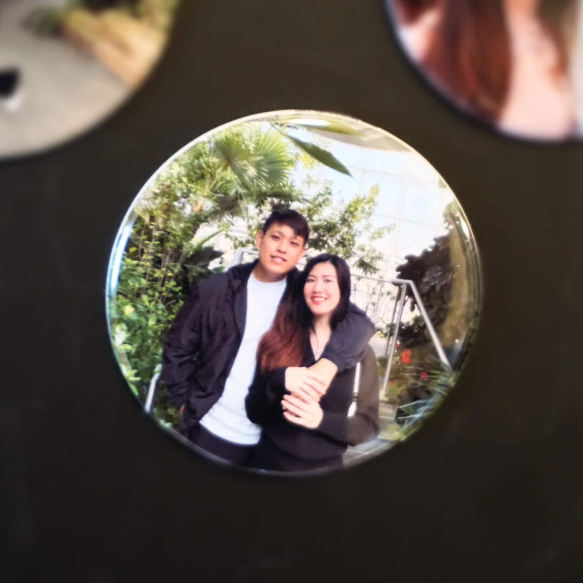 Tieu Magnetic - Wholesale Magnet - Custom 2.5" Round Photo Fridge Magnets Personalized Gift0