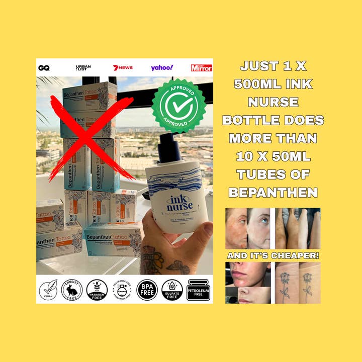 Ink Nurse - Wholesale Tattoo ointment/care - 50ml Ink Nurse Remedy Cream (tattoo aftercare)16