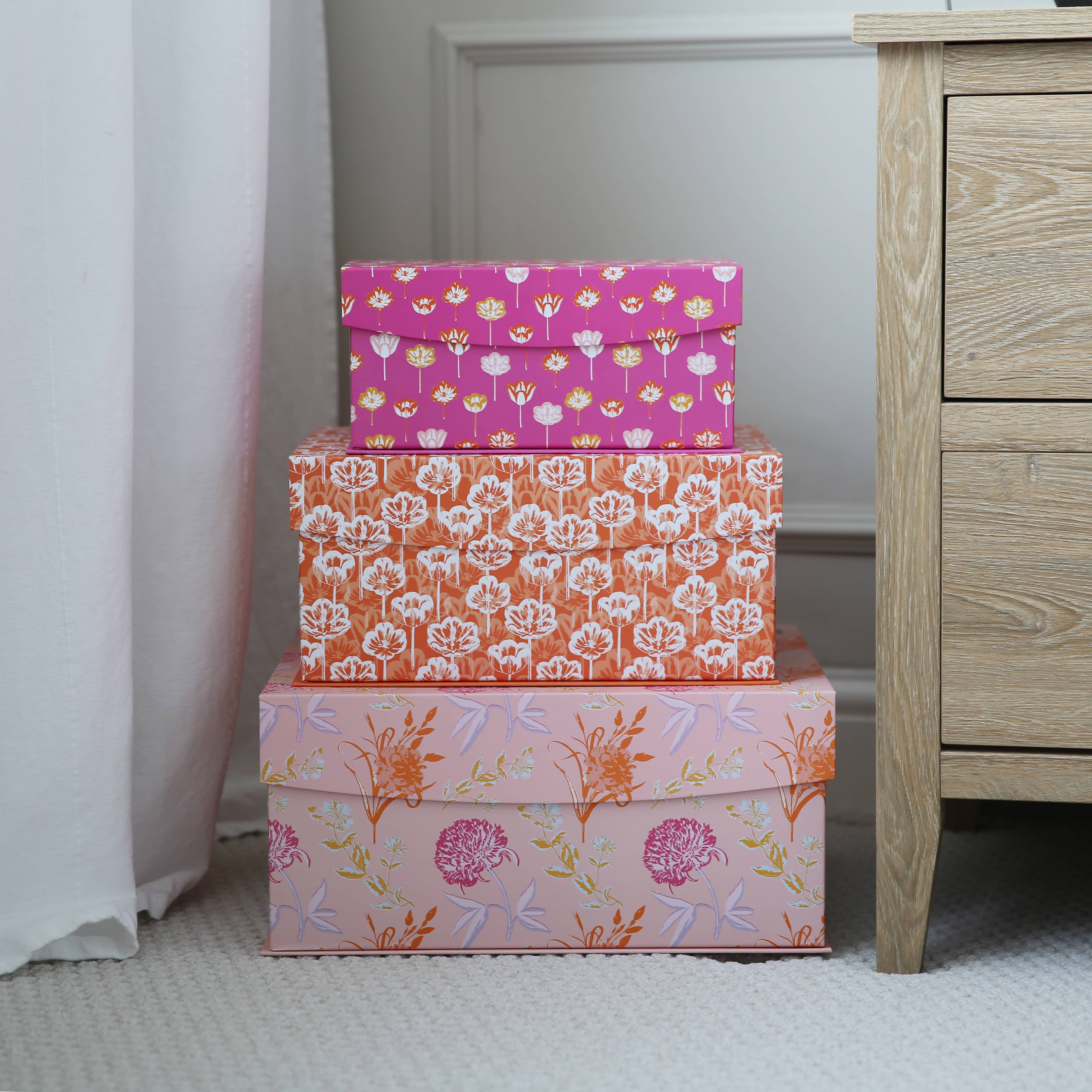 West Design Products – wholesale Storage Bin – RHS Cardboard Storage Box Small, Bloom Design, Storage6