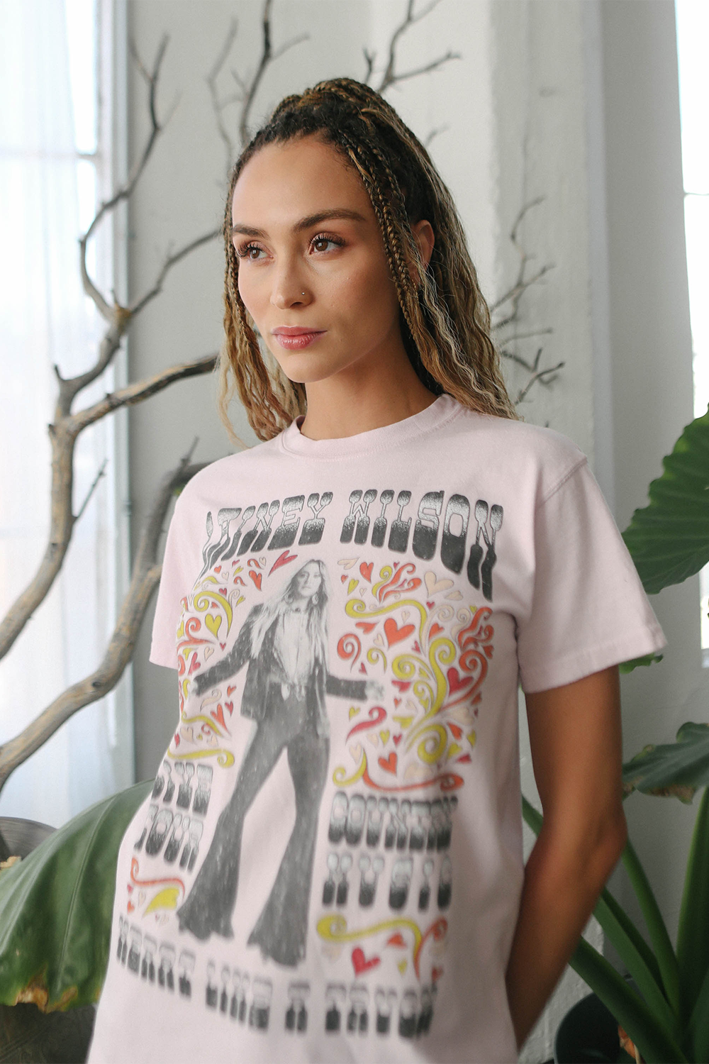 People Of Leisure - Wholesale Screen Printed T-Shirt - Women's - Lainey Wilson Heart Like a Truck Tee1