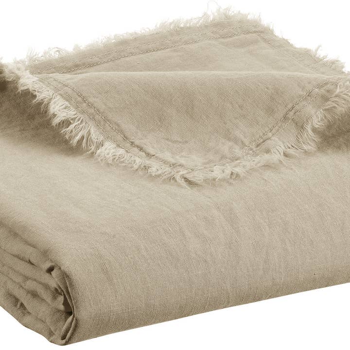 Maison Vivaraise & La Cerise sur le Gâteau - Wholesale Bedding Blanket - Zeff Nomad Natural Blanket 130 x 180
