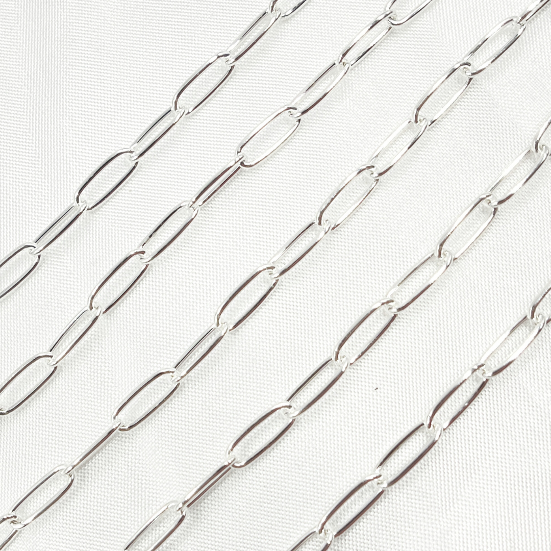 Jewels & Chains - Wholesale Link & Chain Necklace - 2903SS. 925 Sterling Silver Smooth Paperclip Chain3