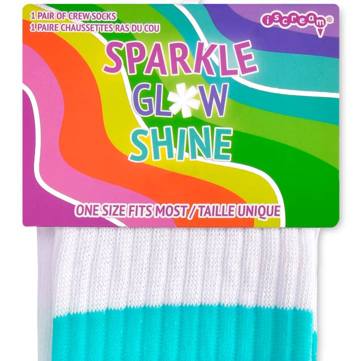 SPARKLE GLOW SHINE SOCKS for wholesale by Iscream