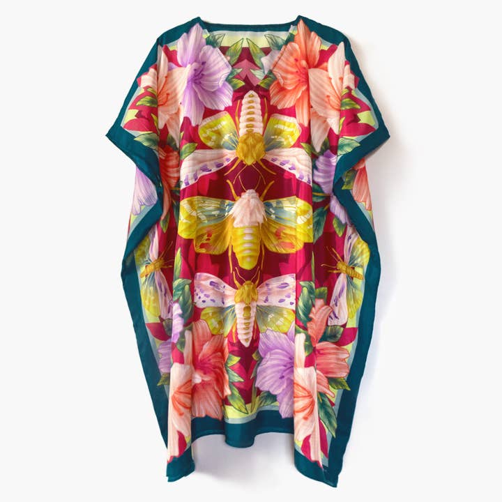 El caftán Zora en sangre de buey para venta al por mayor de Bon & Venture