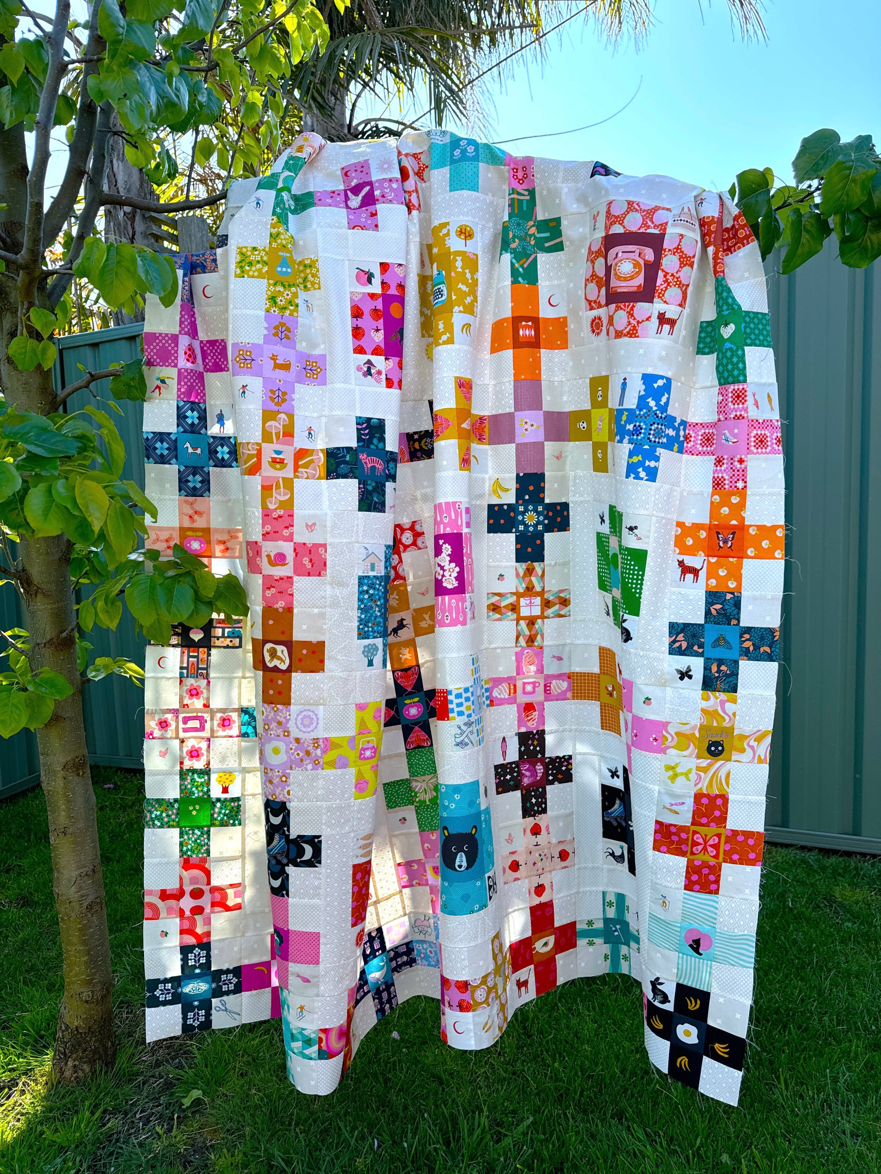 emma jean jansen – Engroshandel Hobbyværktøj – • Engros - Poppy Pink Quilt Mønster8