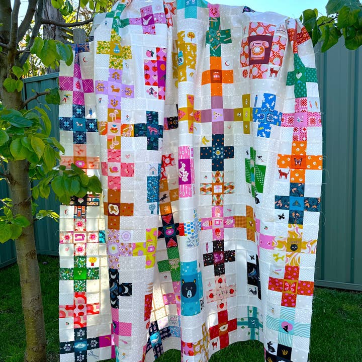 emma jean jansen – Engroshandel Hobbyværktøj – • Engros - Poppy Pink Quilt Mønster8