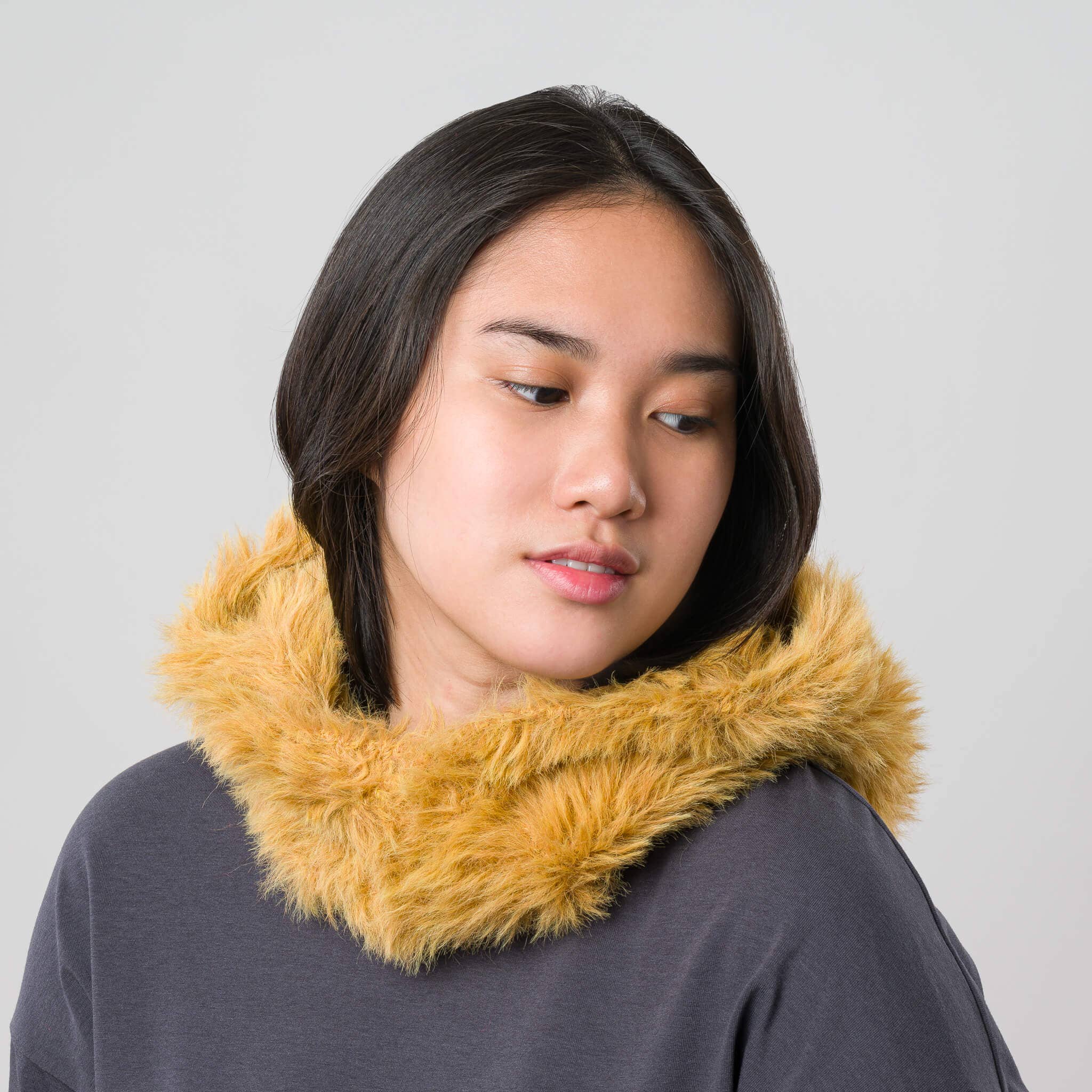 VERLOOP | knits - Wholesale Balaclava - Unisex - Faux Fur Knit Hood10