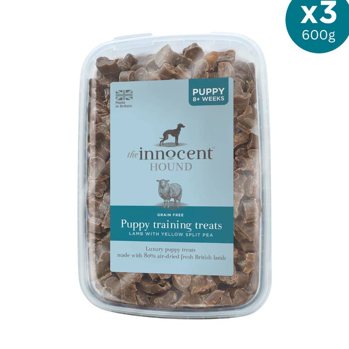 Puppy Training Treats - Lamb with Yellow Split Pea 600g for wholesale by The Innocent Hound