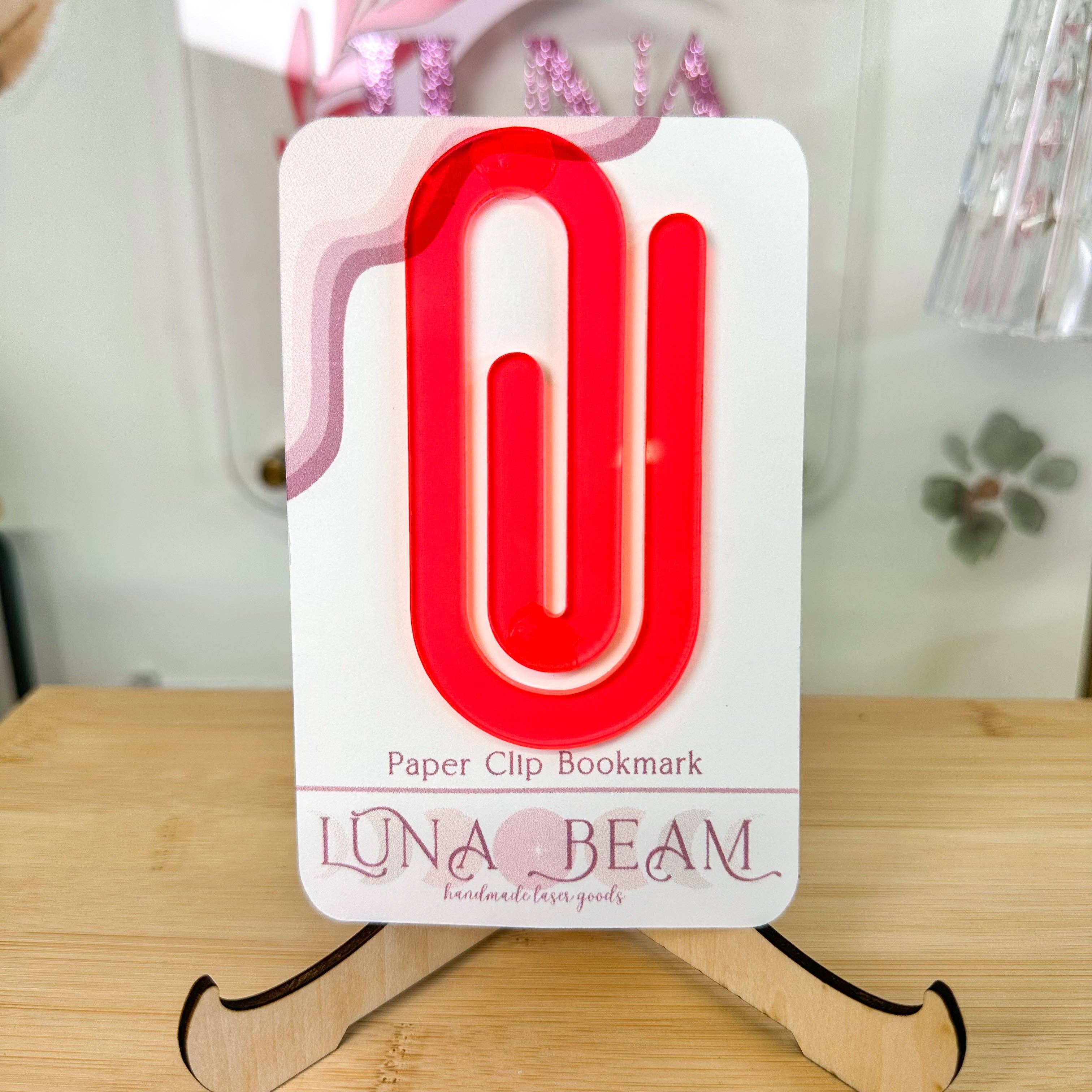 Luna Beam Creations - Venta al por mayor Marcapáginas - Marcador de Página con Clip Jumbo5