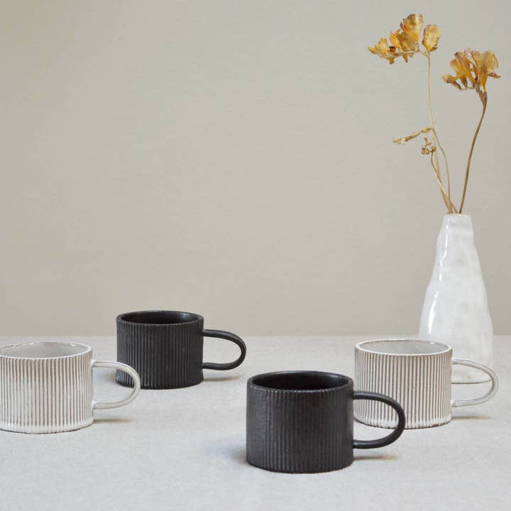 Karolina Bednorz Ceramics - Wholesale Coffee Mug - MILLERIGHE Ceramic Cappuccino Cup Handmade in Italy