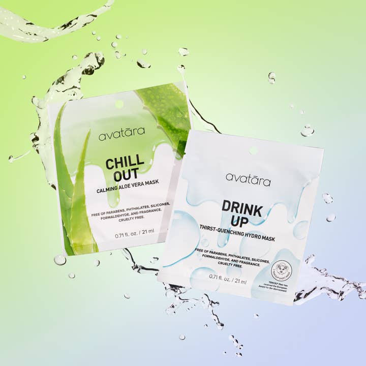 Avatara - Wholesale Skincare Face Mask - Drink Up Hydrating Sheet Mask Single