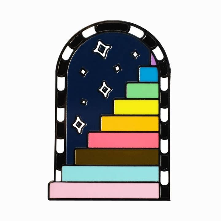 Mystisk Rainbow Trappe Pin for engroshandel hos Bianca's Design Shop