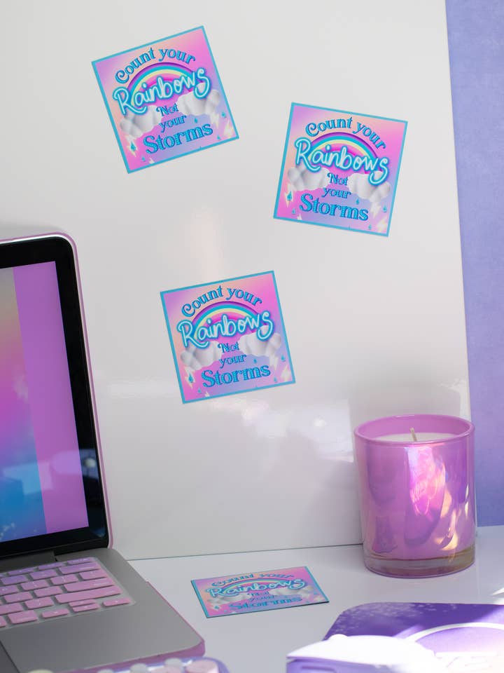 Count your Rainbows Magnet for wholesale by Kate & Kris