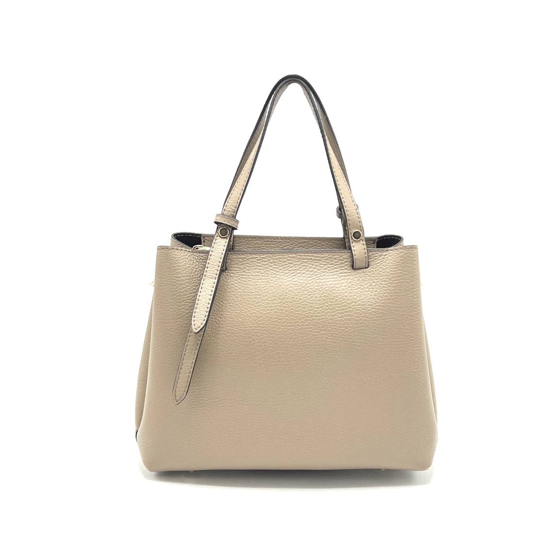 Suie Valentini srl - Wholesale Handtas met handvat - Dames - Echt leren handtas met schouderriem, Gemaakt in Italië, art. 1126621