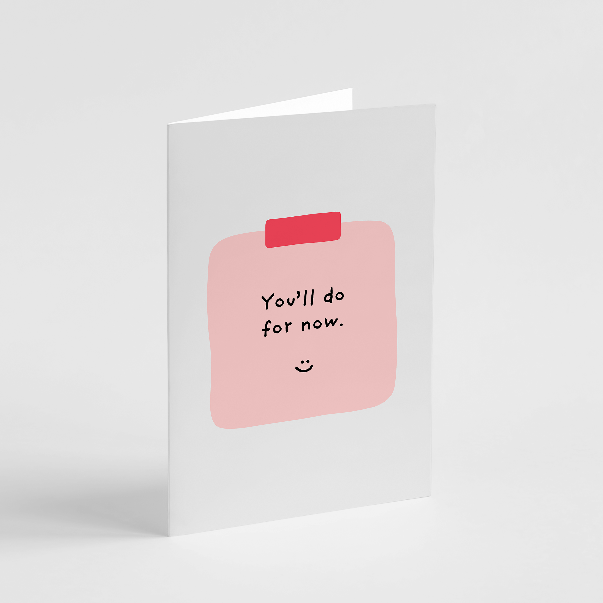 Popsy Press - Vendita all'ingrosso Biglietti d'amore - Biglietto "Per Ora Andrai Bene" - Biglietto di San Valentino Divertente e Impertinente1