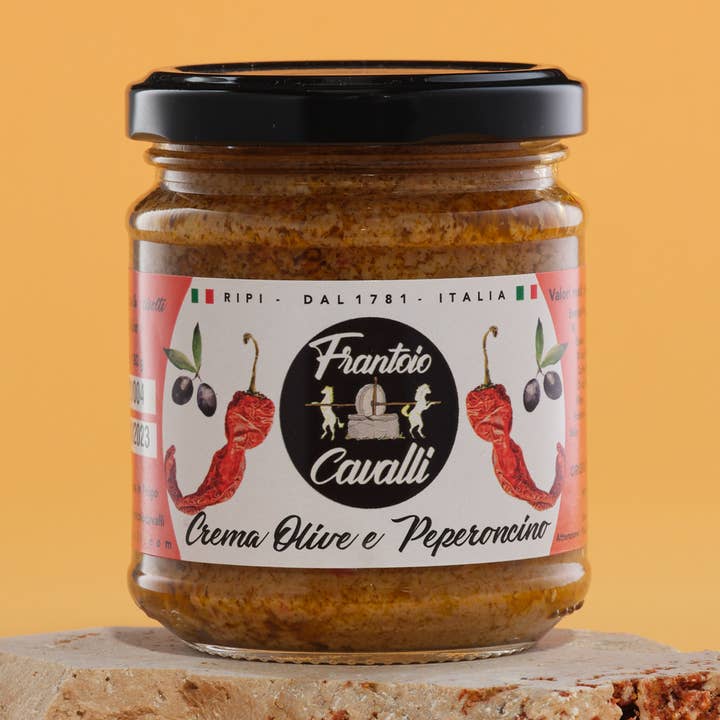 Olives Néréides et Piments pour la vente par Frantoio Cavalli