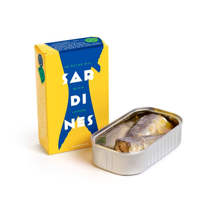Sardines in Olive Oil with Lemon. 3/5 pieces for wholesale by La Narval