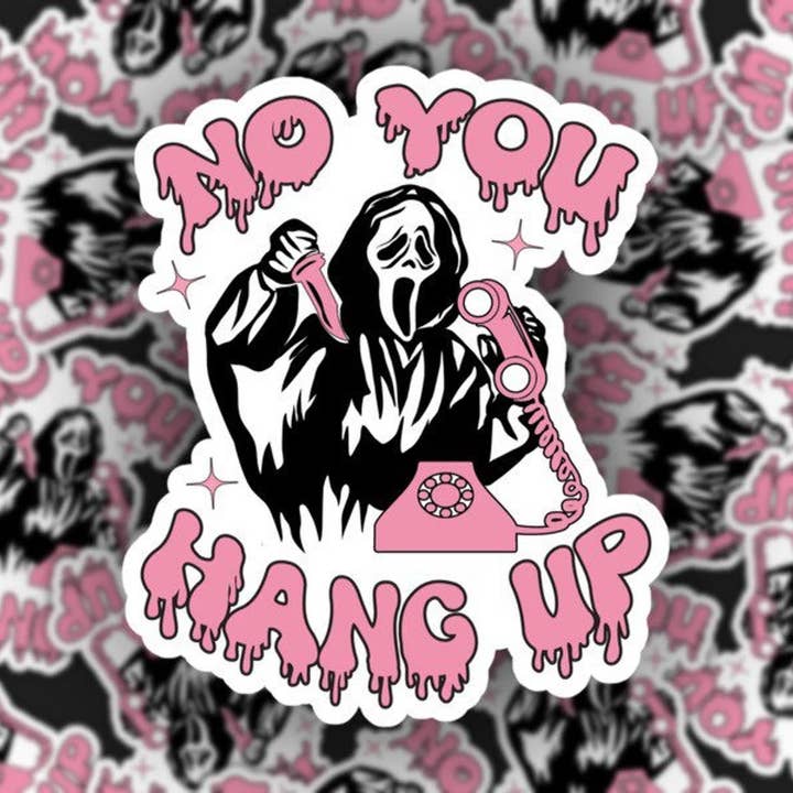 Ghostface Sticker - Horror Movie Lovers for wholesale by Pretty Toxic Stickers