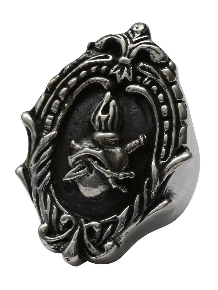 R Framed Sacred for wholesale by Femme Metale