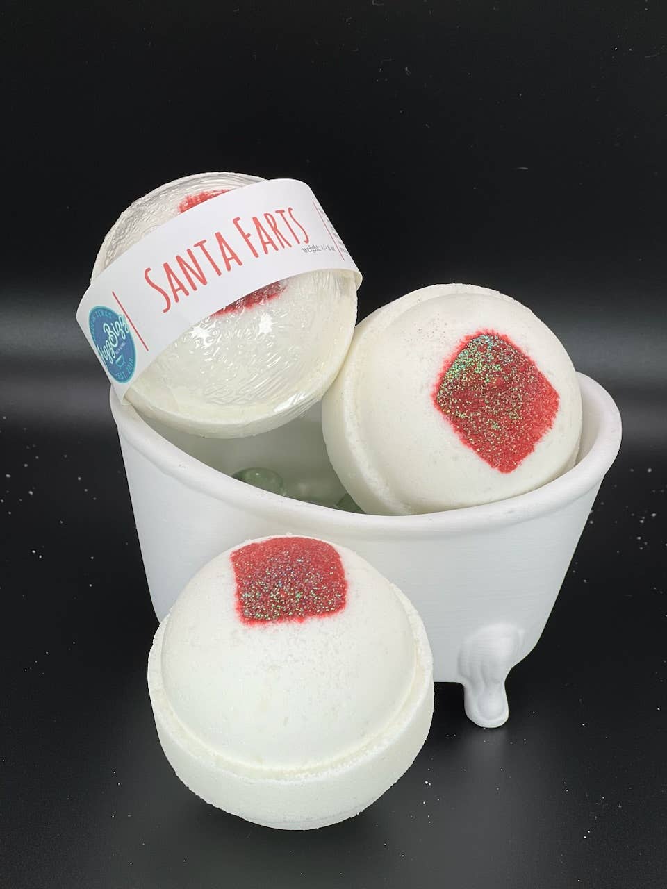 Fizz Bizz LLC - Wholesale Bath Bomb/Fizz - Santa Farts Seasonal - Bath Bomb | Fizz Bizz LLC0