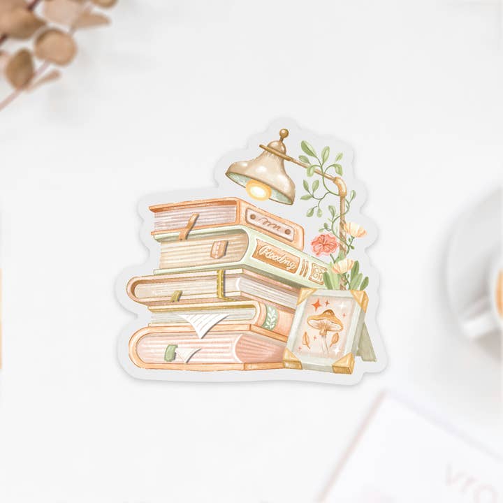 Lettoon - Wholesale Sticker - Clear Vinyl Sticker - Cozy Reading4