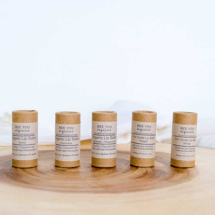 Zinc Oxide Lip Balm for wholesale by Bee You Organics