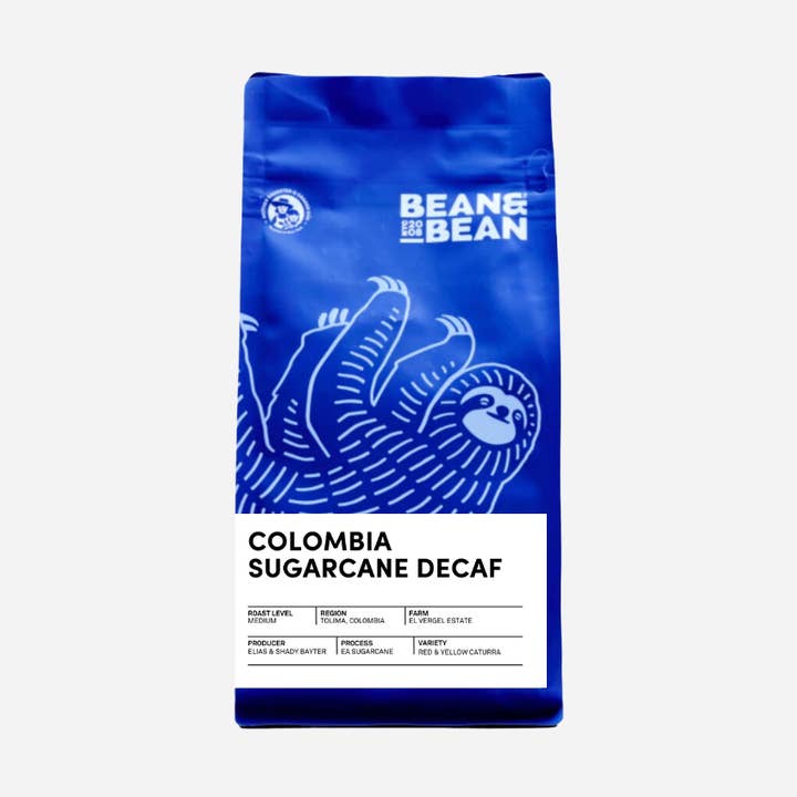 Colombia Sukkerrør koffeinfri for engroshandel hos Bean & Bean Coffee