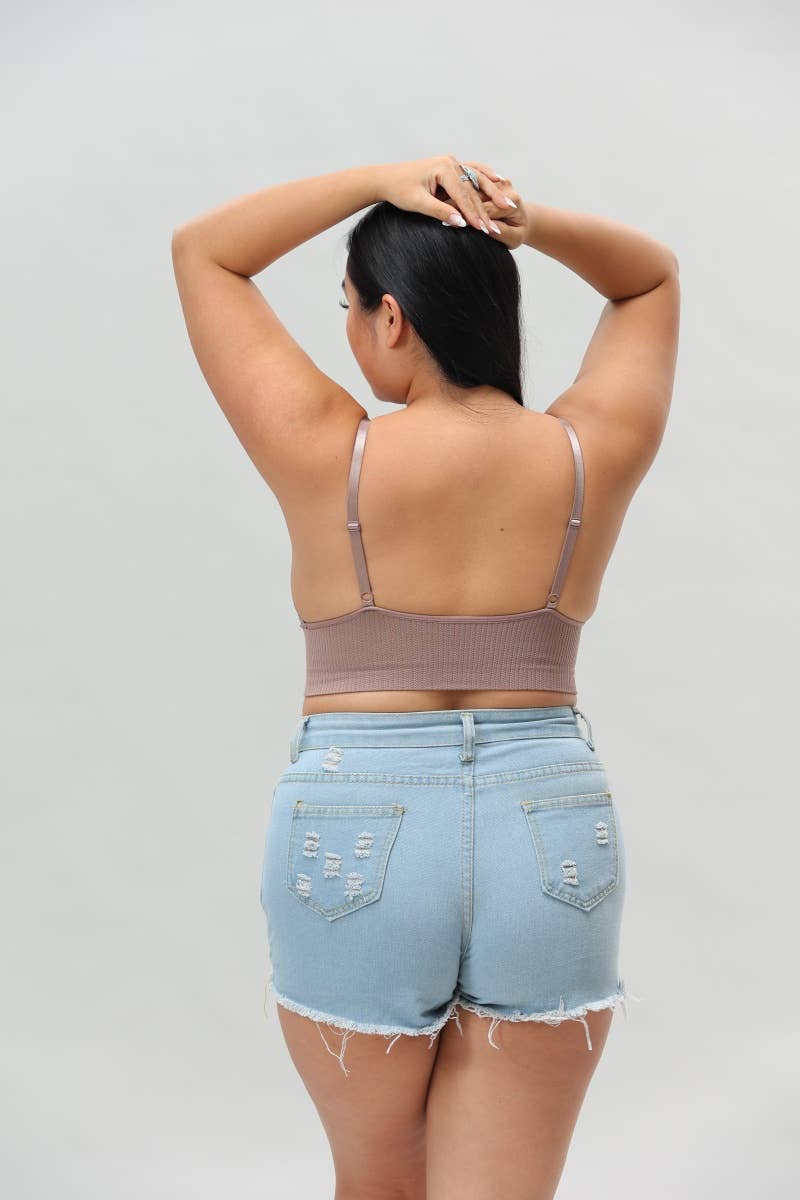 Leto Accessories – Großhandel Bralette – Damen – Luxe Loop Spitzen-Lounge-Top in Übergröße - Loungewear6