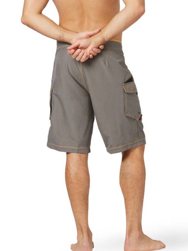 Maui Rippers - Wholesale Swim Shorts - Men's - Hawaiian Octo Tako Fishing Shorts - Grey