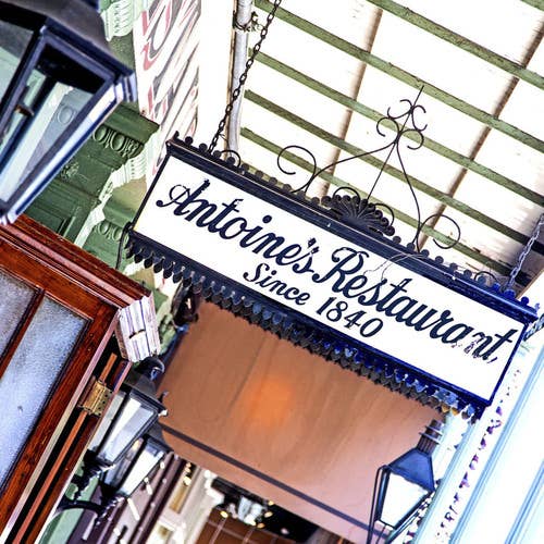 Antoines Restaurant Coaster for wholesale by South Austin Gallery