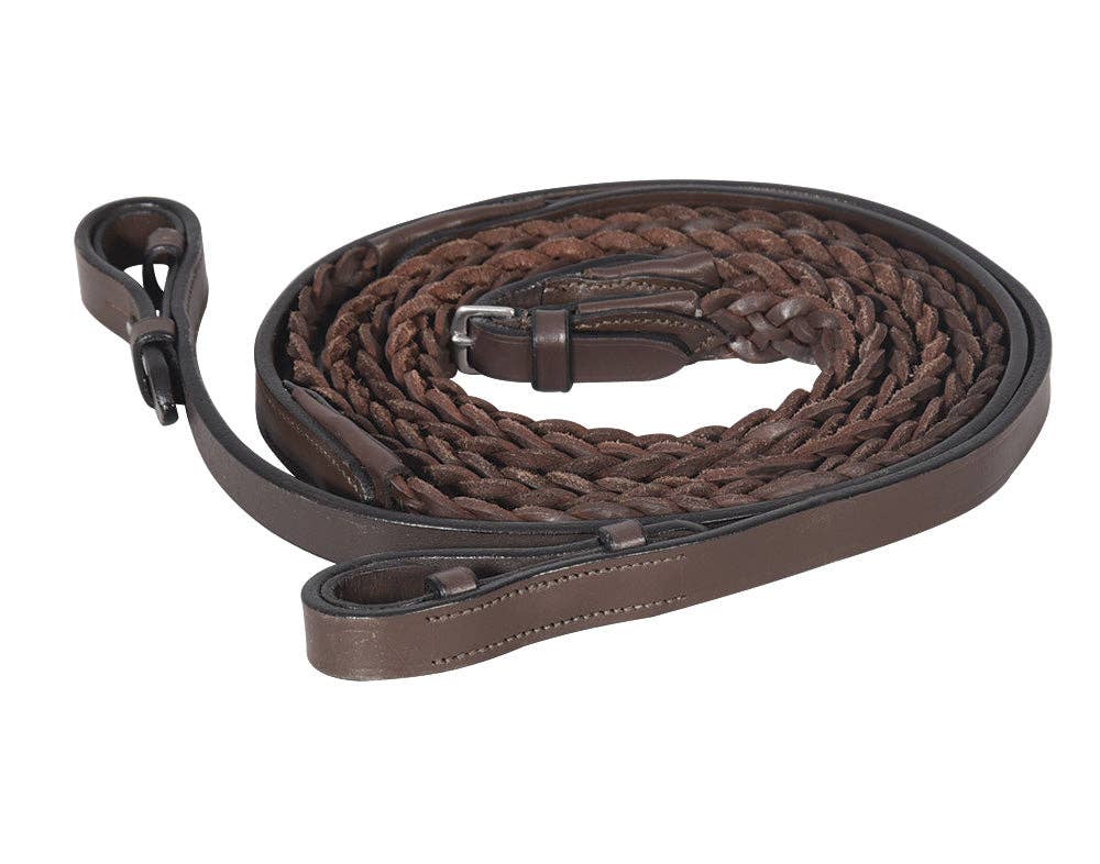 JPC Equestrian - Wholesale Horseback Riding Gear - Henri de Rivel Advantage Plaited Reins1