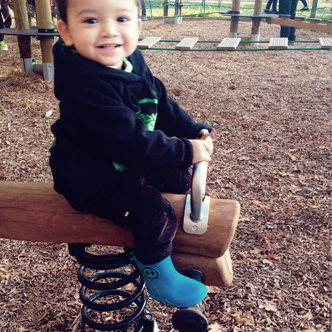 BOXBO – Großhandel Gummistiefel – Kinder – BOXBO Kinder-Gummistiefel KAWAÏ Blau2