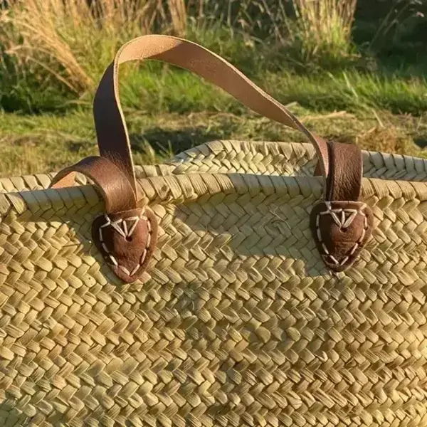 High crafty - Wholesale Beach Bag - Sac Panier en Paille Marocain Fait Main – Accessoire d’Été C5