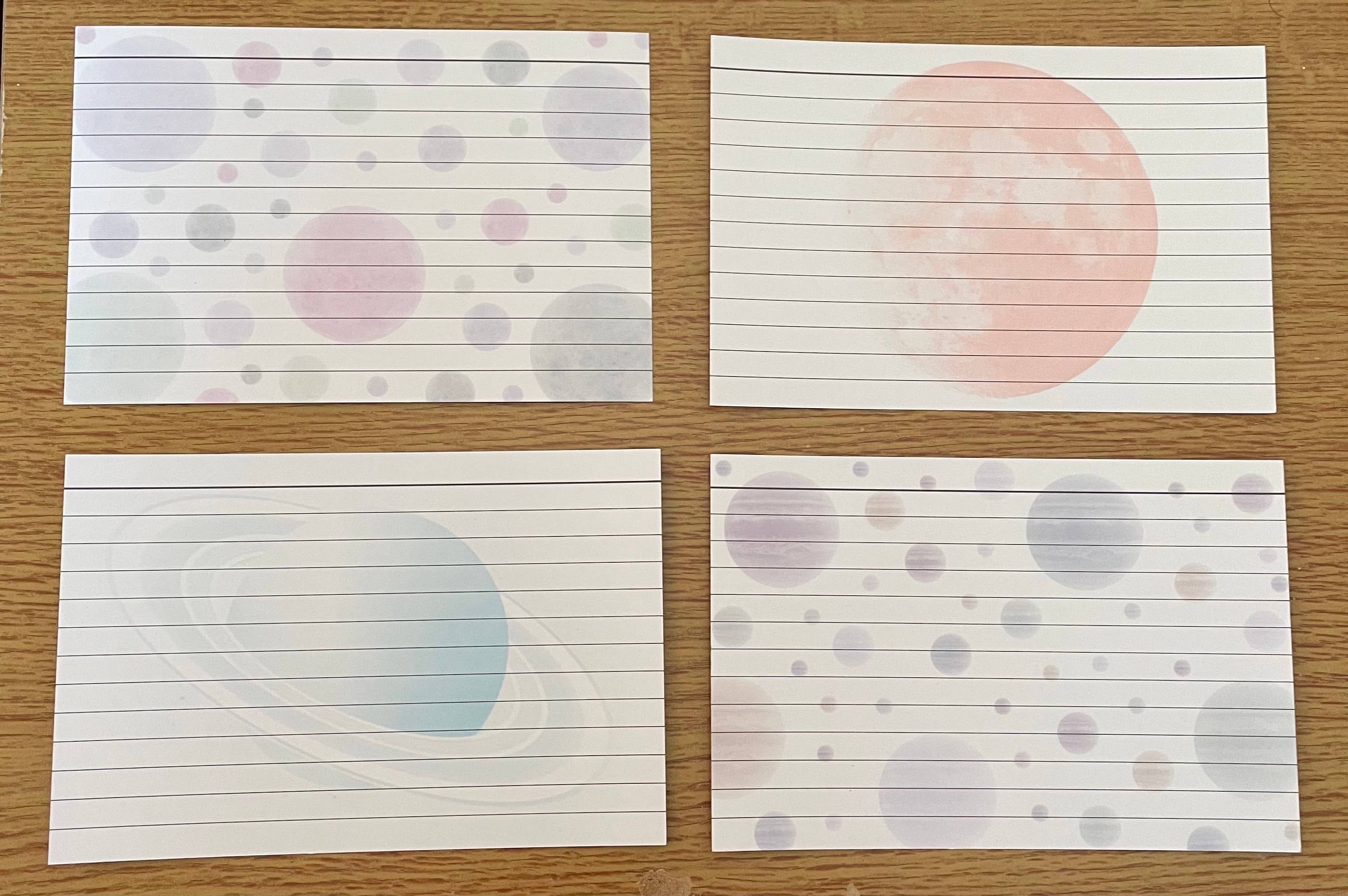 APierceArt - Wholesale Stationery/Notecard Set - Revision/study cards, notecards2