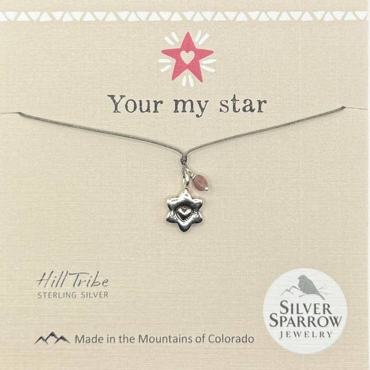 Your my star necklace for wholesale by Silver Sparrow Jewelry