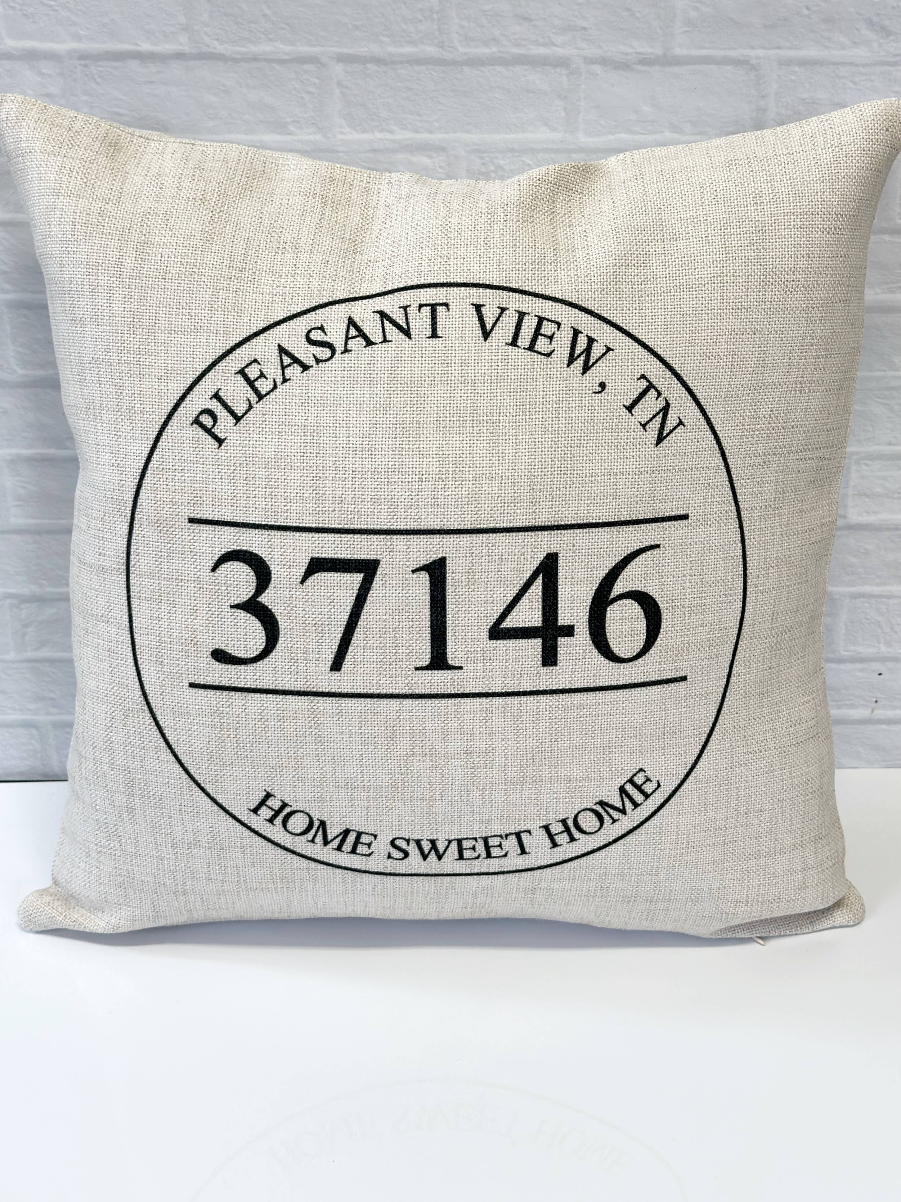 LuckTen - Wholesale Throw/Decorative Pillow - There's No Place Like Home Throw Pillow - Any City and State1
