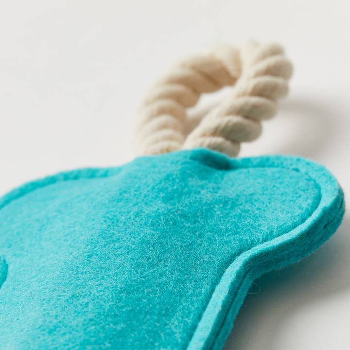 Jax & Bones - Wholesale Touwspeeltje - Hond - Hitch and Bone teal touwspeelgoed1