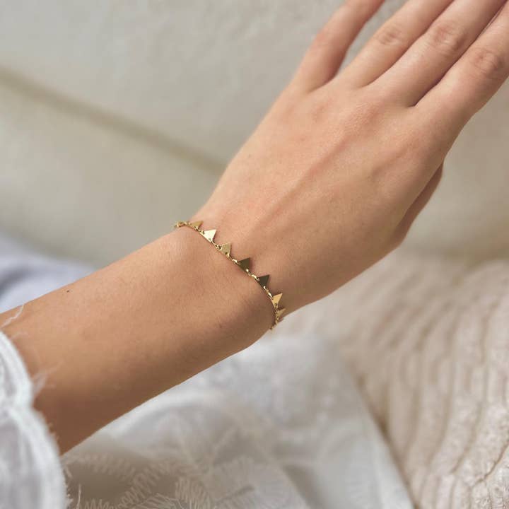 Rossie Jewellery – wholesale Charm/dangle bracelet – Gold Charm Bracelet, Gold filled Chain Bracelet4