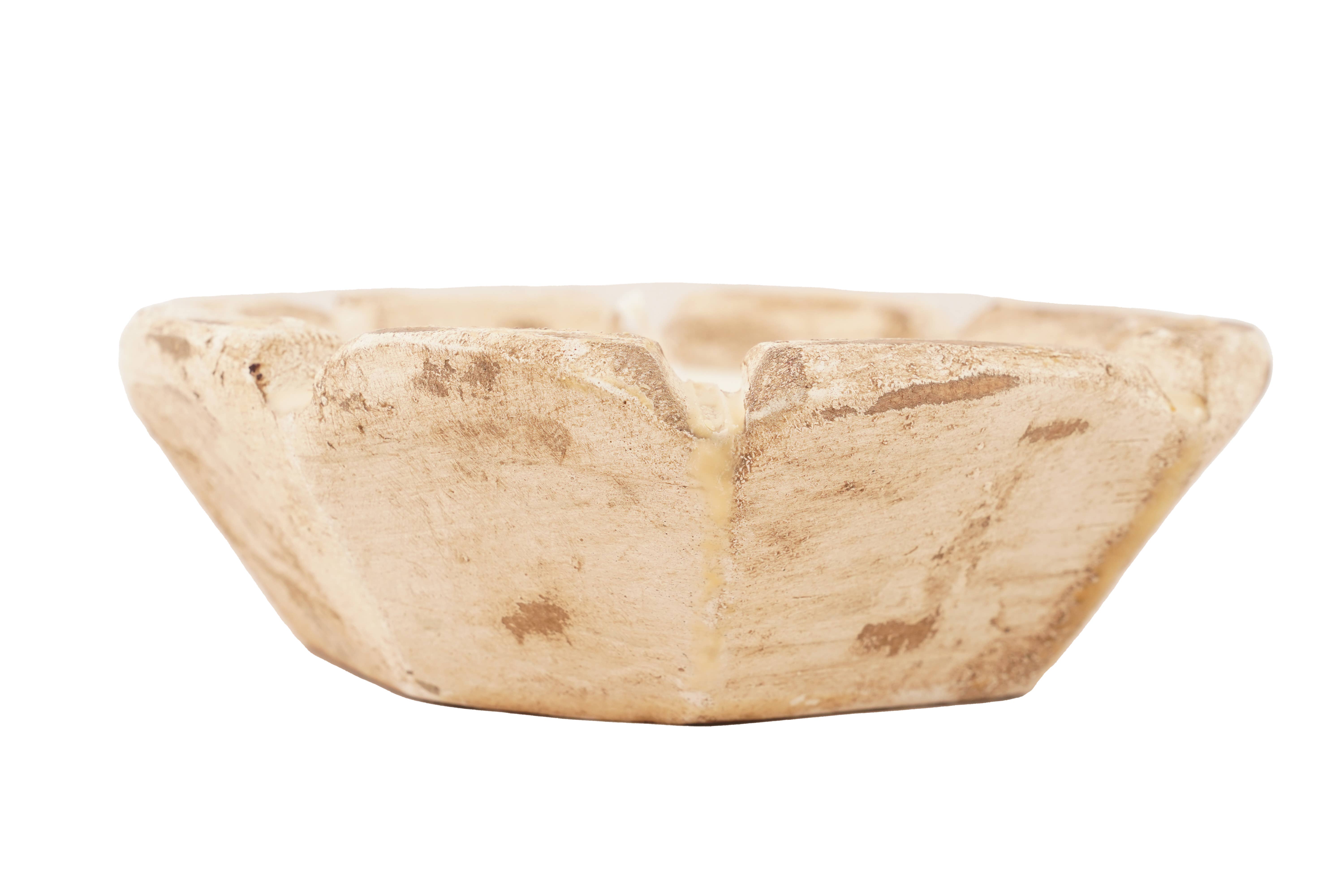 My Amigos Imports - Wholesale Candle holder - Stubby™ Mini Flower Dough Bowl-Candle Ready-6 inches22