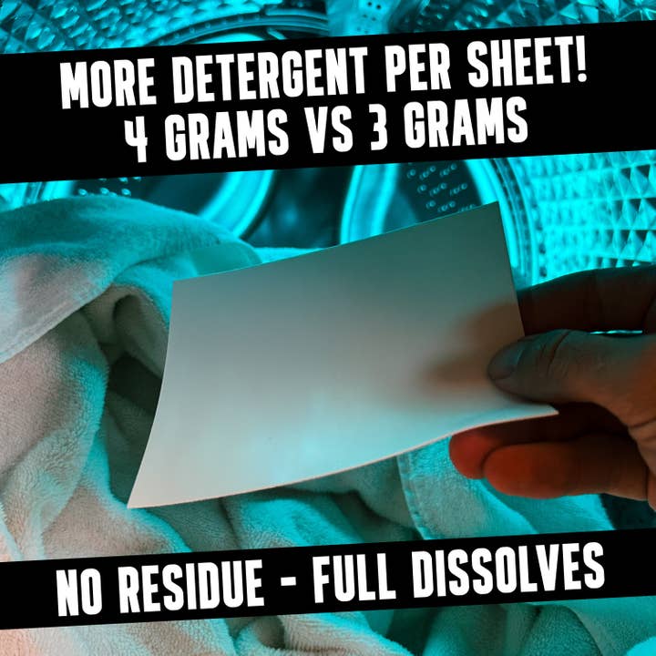 Slay Laundry - Vendita all'ingrosso Detersivi per bucato in polvere/capsule - Detersivo per bucato senza liquidi Holy Sheet, Killer Clean4