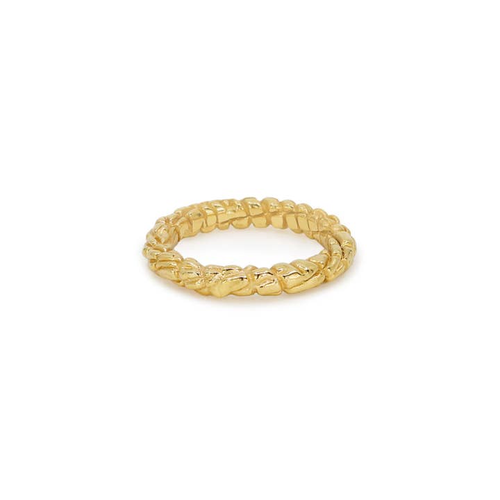 Maria gold ring for wholesale by Hissia