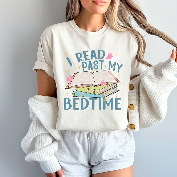 I Read Past My Bedtime DTF Print for wholesale by Simple Tymes