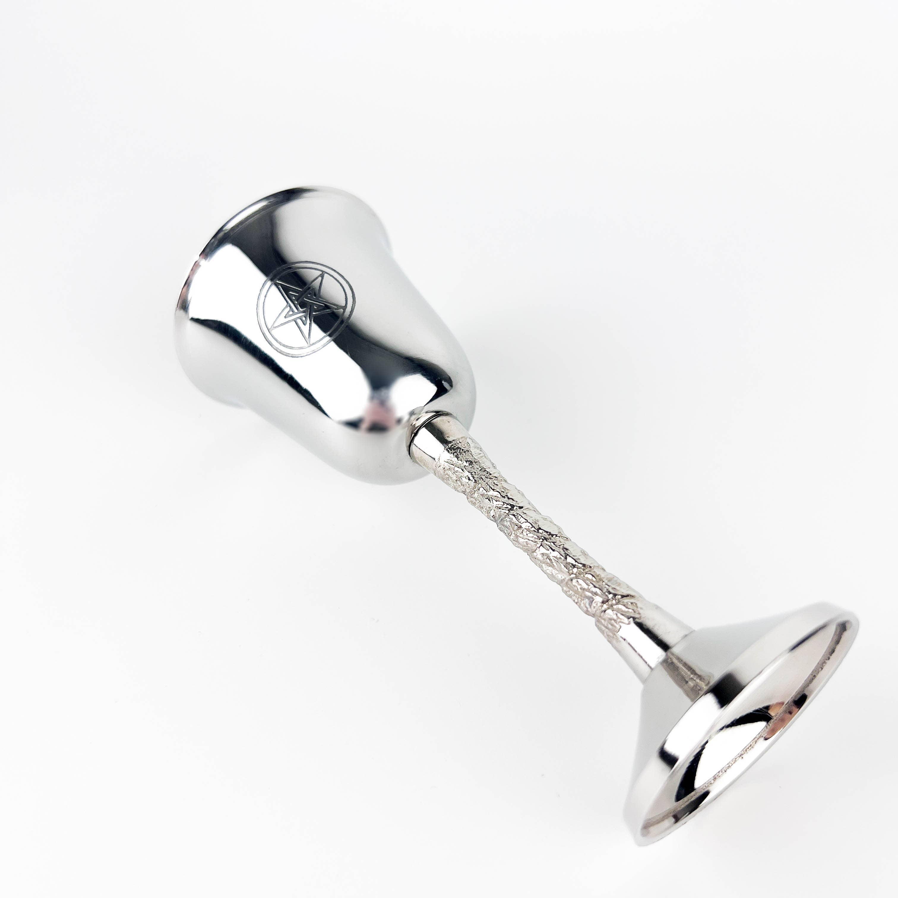 GREENROOTS USA LLC - Wholesale Wine Glass - Pentagram Stainless Steel Chalice 4 3/4"H5